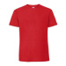 Iconic 195 Ringspun Premium Fruit of the Loom Men's Red T-shirt