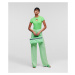 Tričko Karl Lagerfeld Cut Out Logo Jersey Body Summer Green