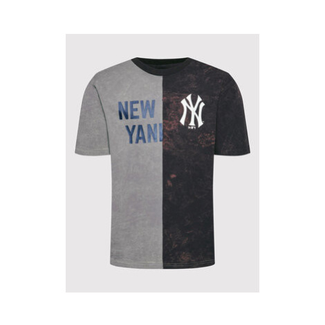 New Era Tričko New York Yankees Split Graphic 13083854 Sivá Regular Fit