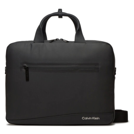 Calvin Klein Taška na laptop Rubberized Conv Laptop Bag K50K511712 Čierna