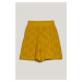 Šortky Karl Lagerfeld Monogram Knit Shorts Blazing Yellow