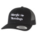 Alergic To Mornings Retro Trucker Cap Black