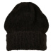 Knitted beanie - black