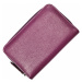 Fialová kožená peňaženka WB009 Purple