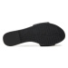 Calvin Klein Jeans Šľapky Flat Sandal Slide Mg Met YW0YW01348 Čierna