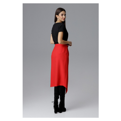 Dámská sukně model 15089615 červená S36 - Figl