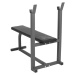 Gorilla Sports Bench Press lavička s držákem, 101 x 50 cm