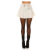 Sexy Koucla Highwaist Wetlook Skorts darkbrown Einheitsgroesse