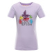 Alpine Pro Monco Detské bavlnené tričko KTSA424 pastel lilac