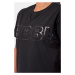 NEBBIA - Dámske športové tričko Invisible Logo 602 (black) - NEBBIA