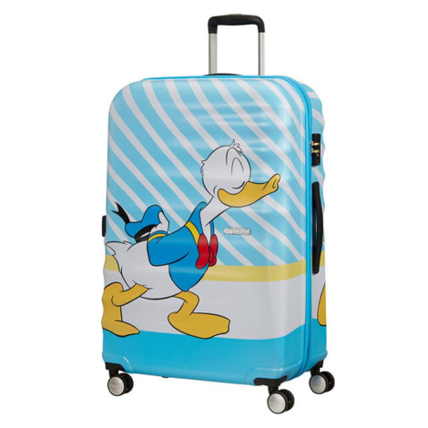 American Tourister Cestovní kufr Wavebreaker Disney Spinner 96 l - modrá