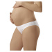 Těhotenské kalhotky Mama mini white - ITALIAN FASHION XL