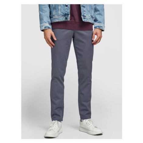 Jack&Jones Chino nohavice Jjimarco Jjbowie 12176042 Sivá Slim Fit Jack & Jones