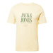 JACK & JONES Tričko 'LUCCA'  žltá / zelená