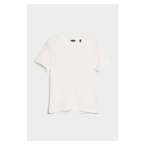 TRIČKO GANT REG TONAL SHIELD SS T-SHIRT WHITE