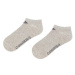 Converse Súprava 3 párov kotníkových ponožiek unisex E751A-3012 Biela