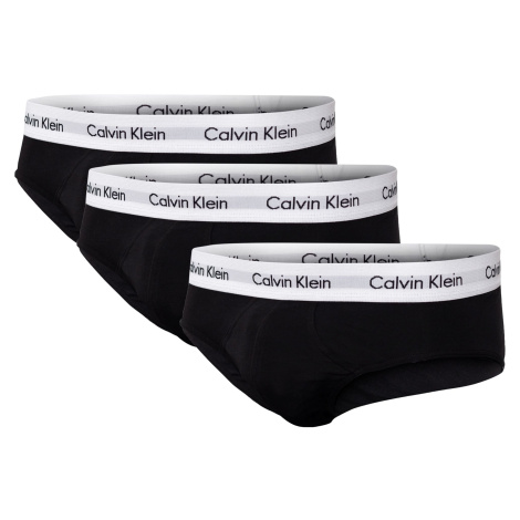 Súprava troch classic fit slipov v čiernej farbe Calvin Klein Underwear