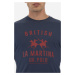 Tričko La Martina Man T-Shirt L/S Jersey Modrá