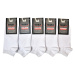Hladké pánské ponožky komplet 5 model 16154078 Bílá 4143 - MAJKA
