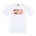 Tričko Diesel T-Just-L13 T-Shirt Biela