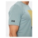 Helly Hansen Tričko Hp Race Graphic T-Shirt 34419 Zelená Regular Fit