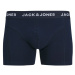 JACK & JONES Boxerky  námornícka modrá / modrozelená / červená