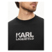 KARL LAGERFELD Tričko 755060 542241 Čierna Regular Fit