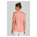 TRIČKO GANT REL DRAPED SS T-SHIRT PEACHY PINK