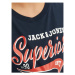 Jack&Jones Junior Tričko 12237367 Tmavomodrá Regular Fit