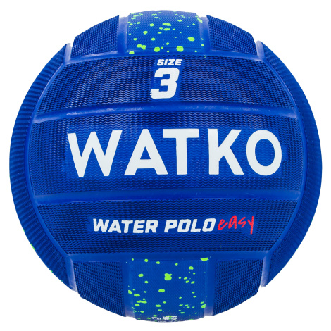 Lopta Water Polo Easy veľkosť 3 modrá