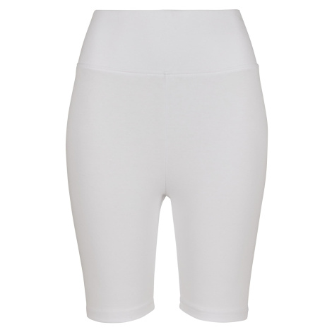 Women's high-waisted cycling shorts white Urban Classics