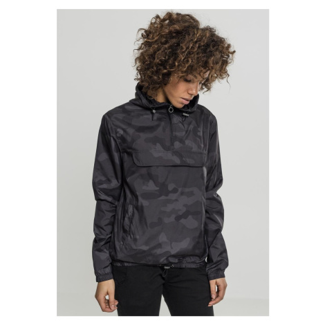 Women's Camo Pull Over Darkcamo Jacket