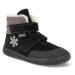 Barefoot zimná obuv s membránou Jonap - Jerry black snowflake