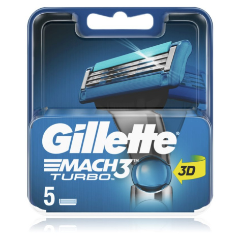 Gillette Mach3 Turbo náhradné hlavice
