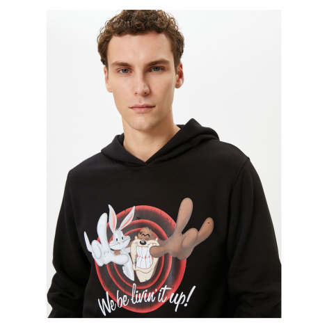 Koton Looney Tunes Hooded Sweatshirt Licensed Printed