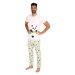 Veselé pánske pyžamo Dedoles Panda a bambus (D-M-SW-MP-C-C-1443)
