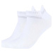 Biele ponožky Skechers 3PPK Bamboo Mesh Sneaker Socks SK43098-1006