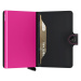 Secrid Miniwallet Matte Black & Fuchsia