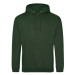 Just Hoods Unisex mikina s kapucňou JH001 Forest Green