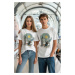 Trendyol White Unisex Hezarfen Ahmed Çelebi Printed Regular Cut T-shirt