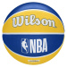 Wilson NBA TEAM TRIBUTE WARRIORS Basketbalová lopta, modrá, veľkosť