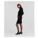 Sukňa Karl Lagerfeld Quilted Athleisure Skirt Čierna