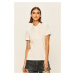 Tričko Lacoste PF5462-001, dámske, biela farba, s golierom