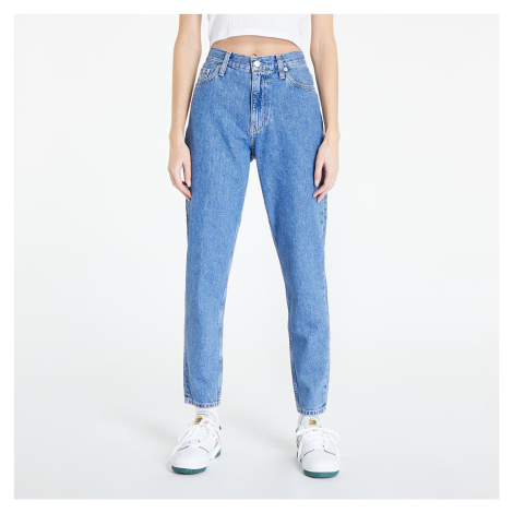 Kalhoty CALVIN KLEIN JEANS High Rise Mom Jeans Blue