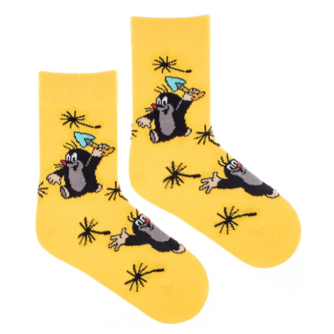 Detské ponožky Krtek žltý Fusakle