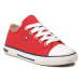 Tommy Hilfiger Plátenky Low Cut Lace-Up Sneaker T3X4-32207-0890 M Červená