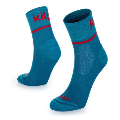 Unisex running socks KILPI SPEED-U turquoise