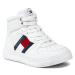 Tommy Hilfiger Sneakersy High Top Lace-Up Sneaker T3A9-32345-1351 M Biela