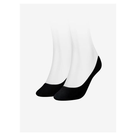 Sada dvoch párov dámskych ponožiek v čiernej farbe Tommy Hilfiger Underwear