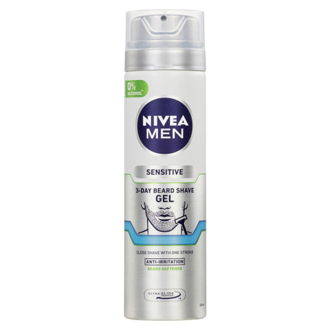 NIVEA Men Gél na holenie Sensitive na 3dňové strnisko